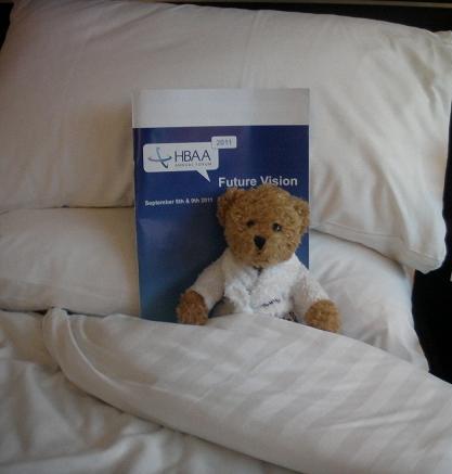 Ready for another day at the conference